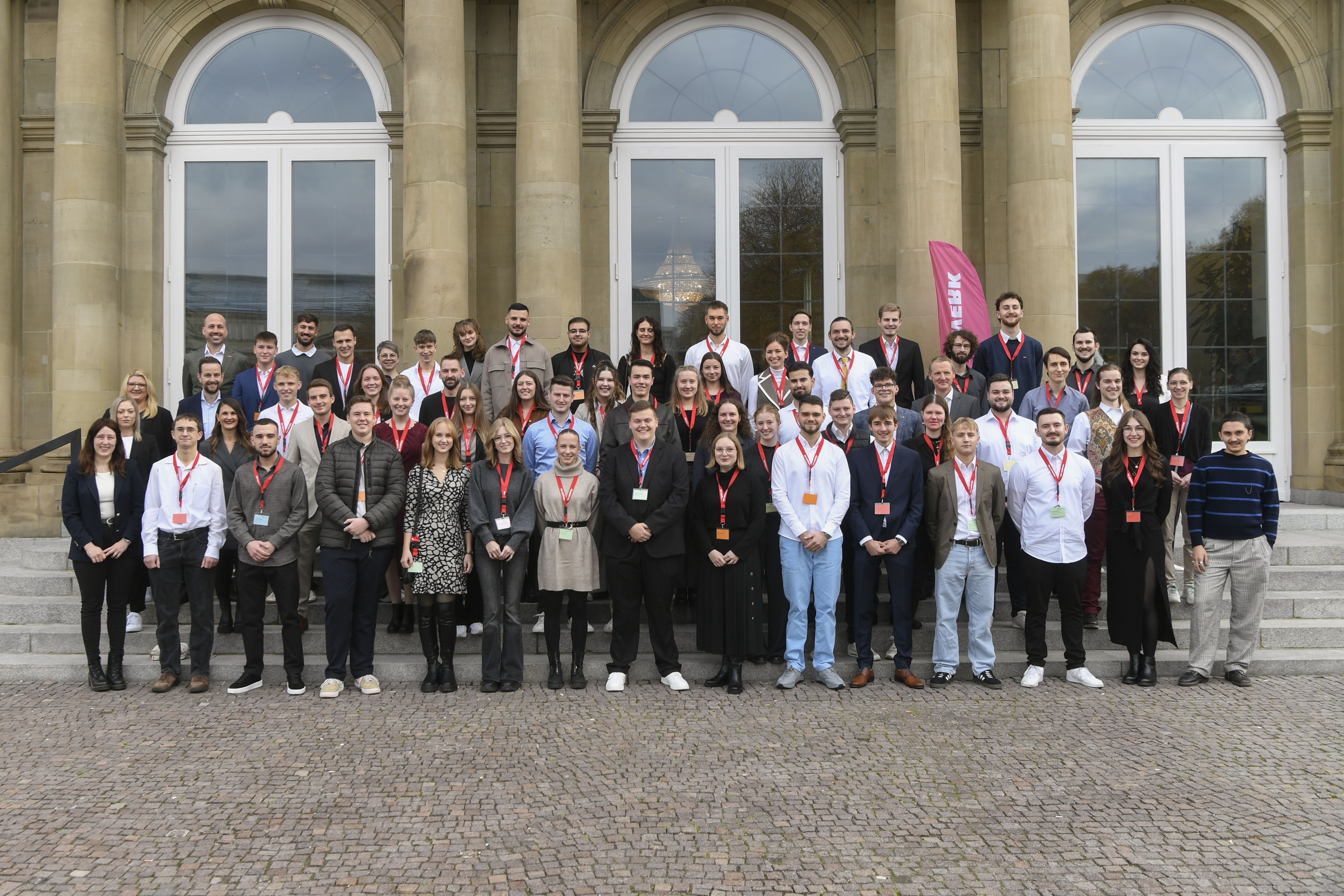 Die Siegerinnen und Sieger der Deutschen Meisterschaft im Handwerk wurden bei der Feier im Neuen Schloss in Stuttgart geehrt. (Foto: KD Busch)